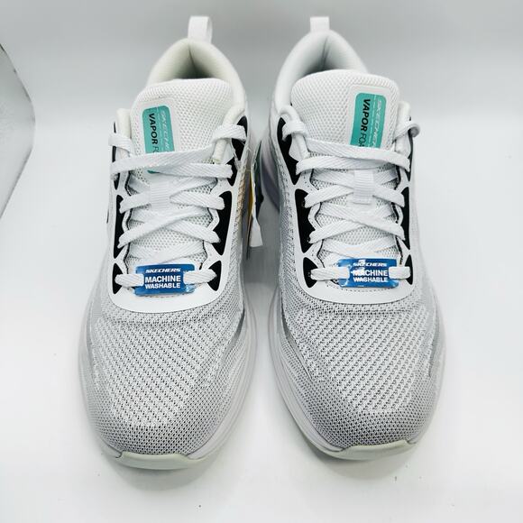 Skechers Womens Sneakers Size 7 White Gray Vapor Foam Memory Foam Walking - Picture 4 of 7
